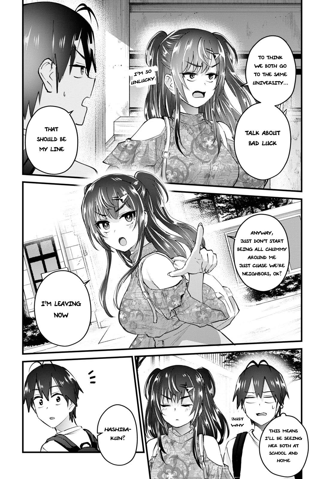 Hajimete no Gal Chapter 132 page 6 - Chapter 132: The First Contact