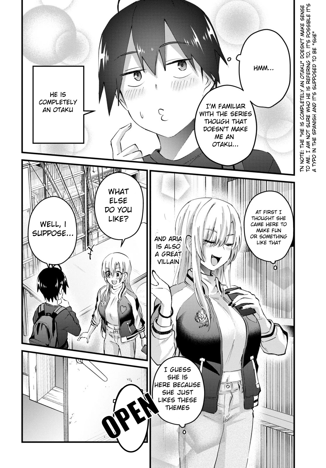 Hajimete no Gal Chapter 133 page 13 - Chapter 133: The First Club Visit