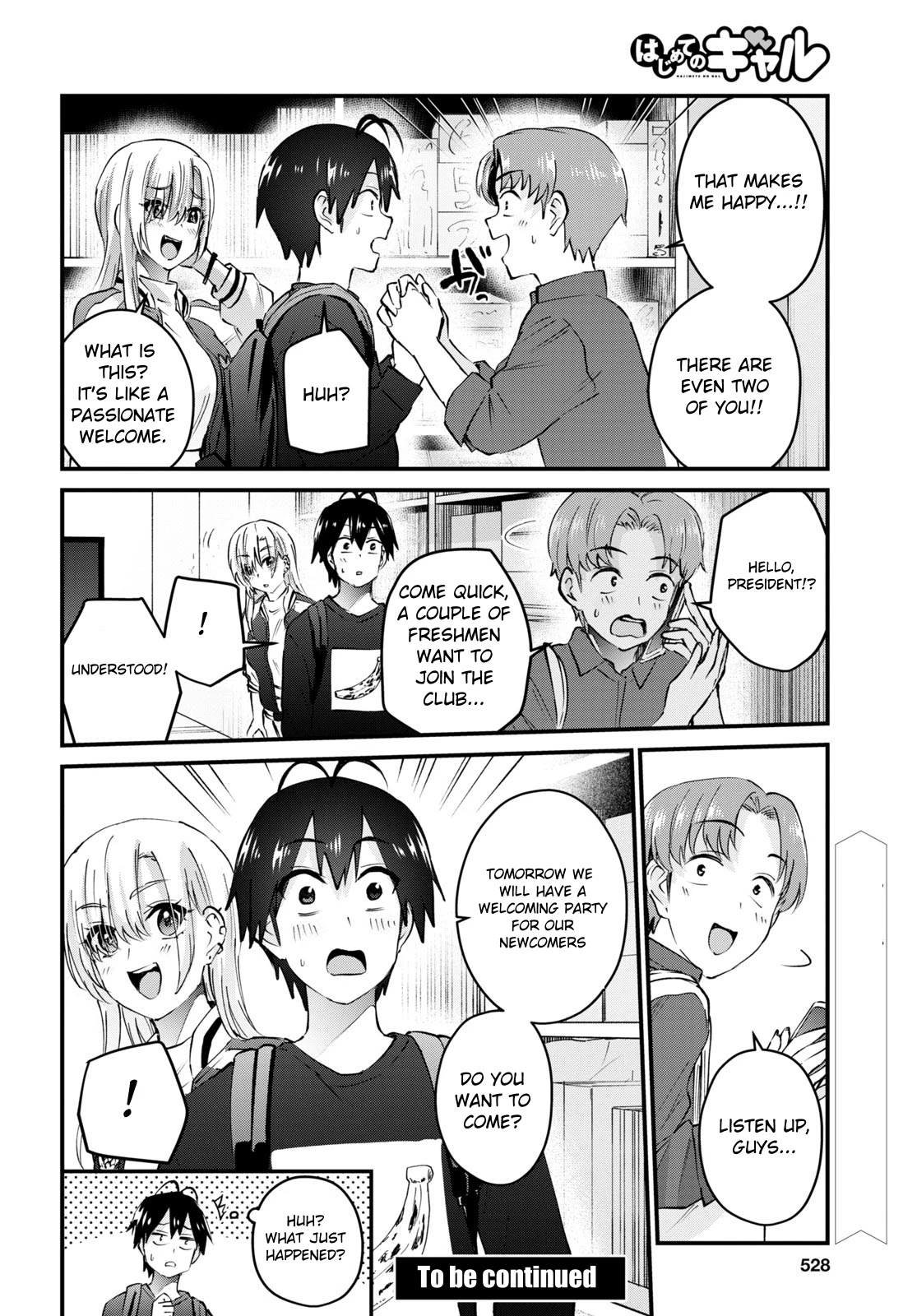 Hajimete no Gal Chapter 133 page 15 - Chapter 133: The First Club Visit