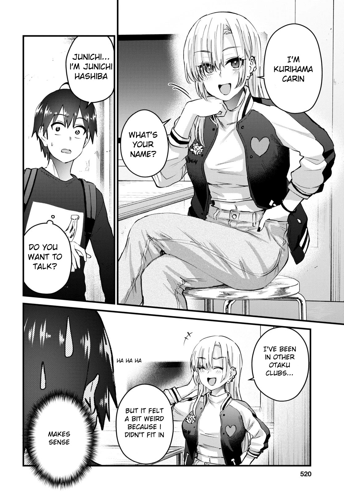 Hajimete no Gal Chapter 133 page 7 - Chapter 133: The First Club Visit