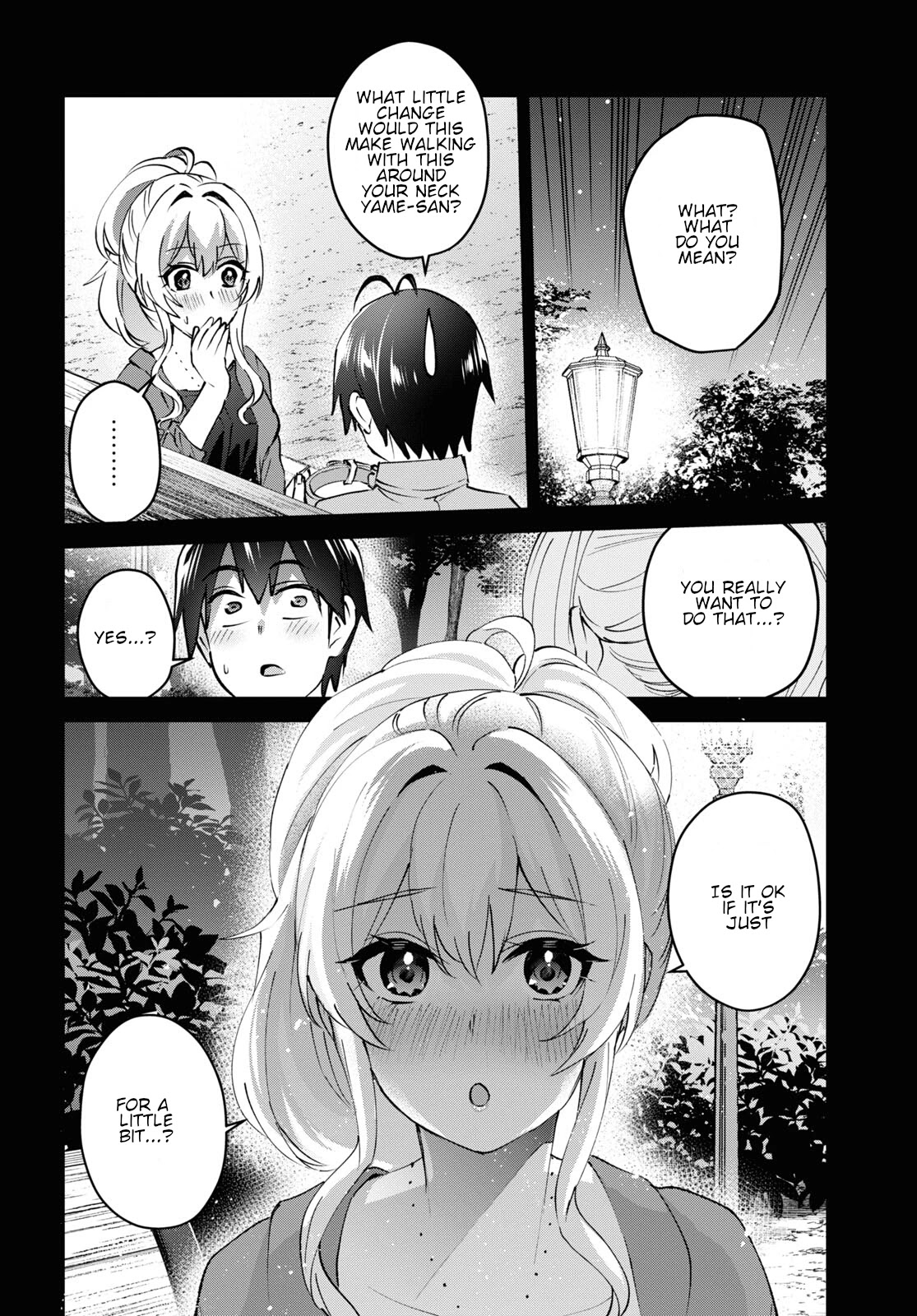 Hajimete no Gal Chapter 137 page 12 - Chapter 137: The First Collar