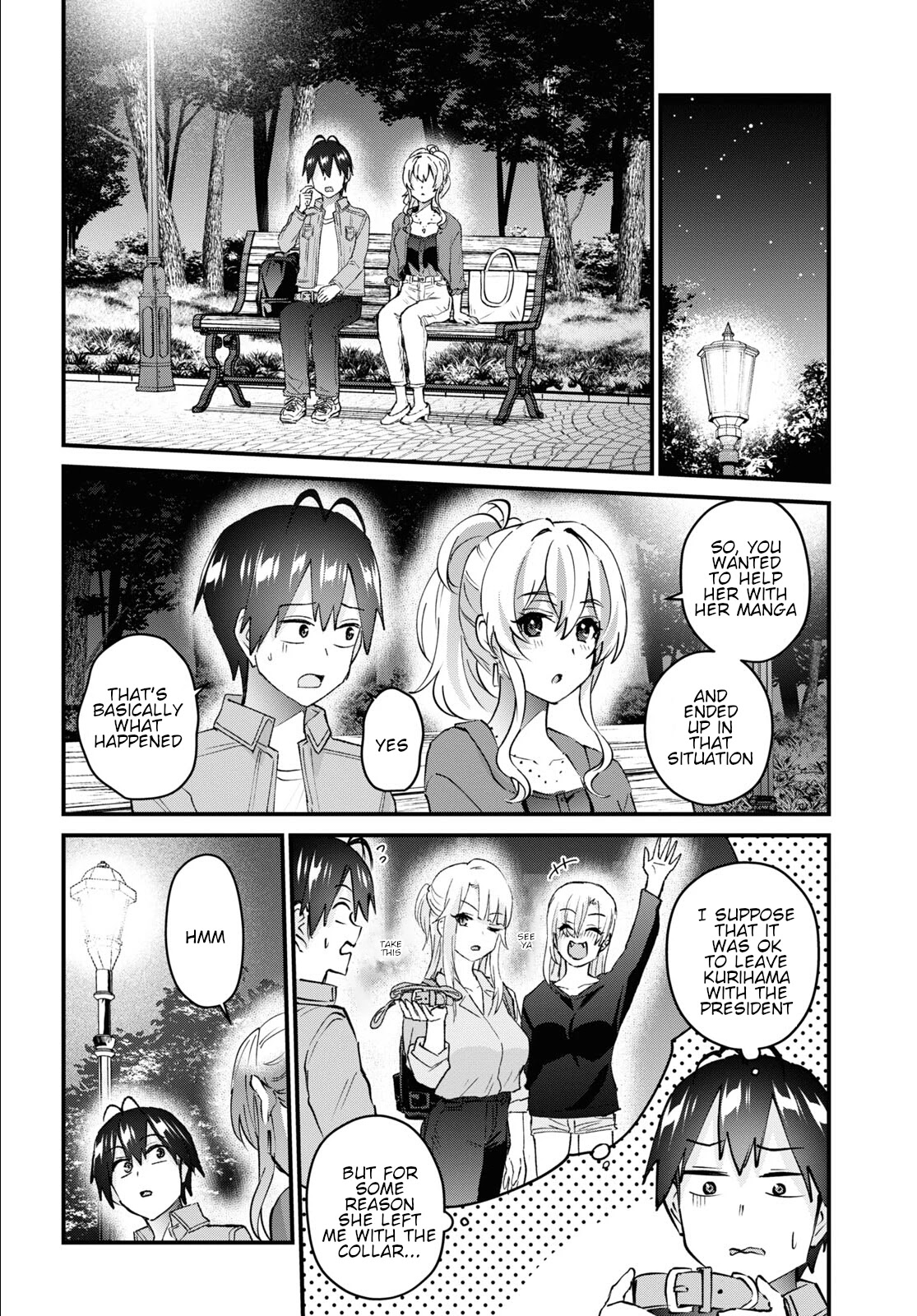 Hajimete no Gal Chapter 137 page 5 - Chapter 137: The First Collar