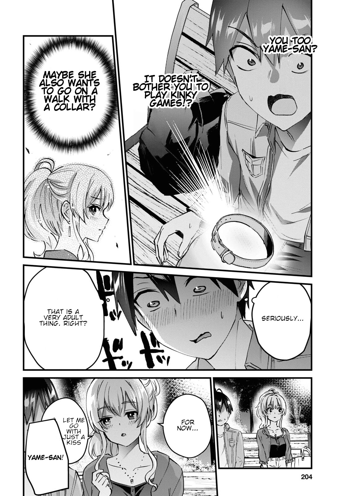 Hajimete no Gal Chapter 137 page 9 - Chapter 137: The First Collar