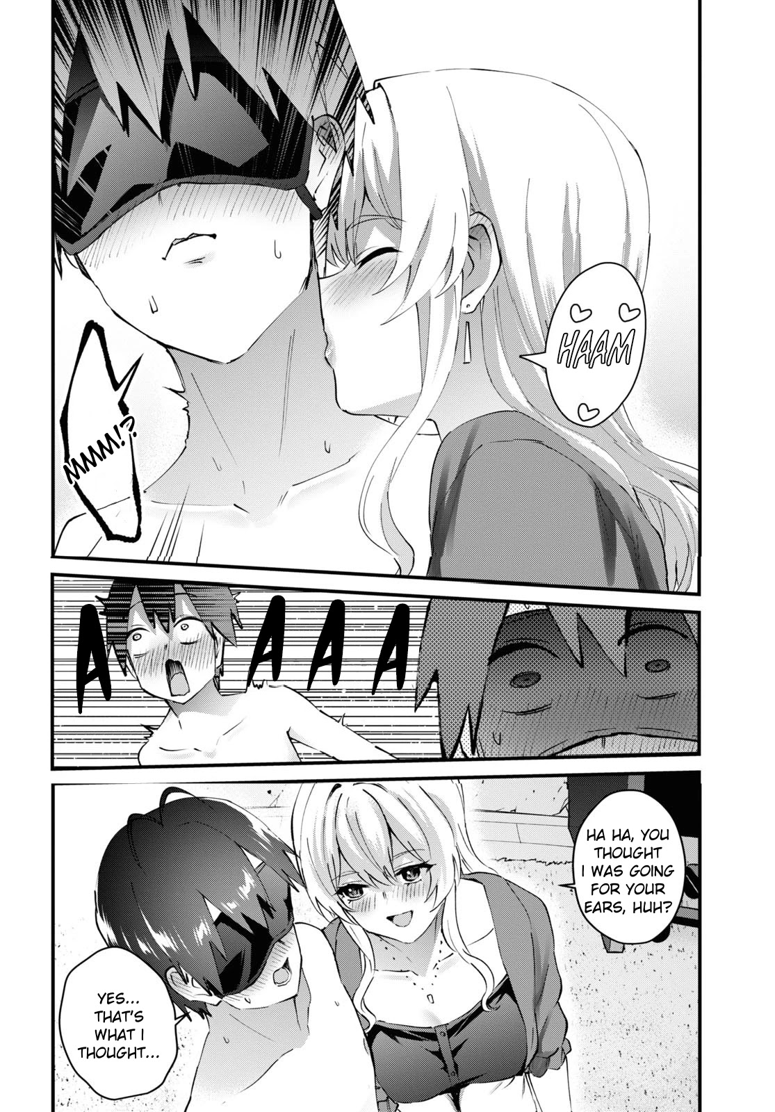 Hajimete no Gal Chapter 139 page 7 - Chapter 139: The FIrst Time Keeping Quiet