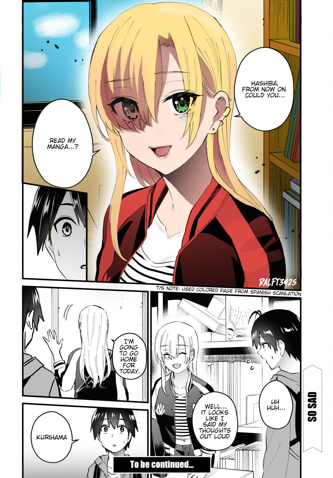 Hajimete no Gal Chapter 140 page 15 - Chapter 140: The First Sale