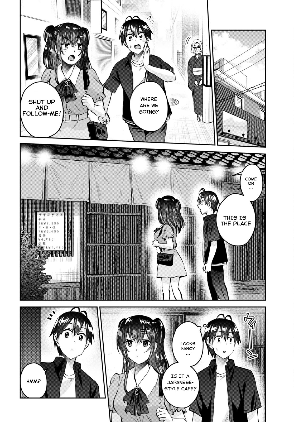 Hajimete no Gal Chapter 151 page 5 - Chapter 151: My First Time Being Followed