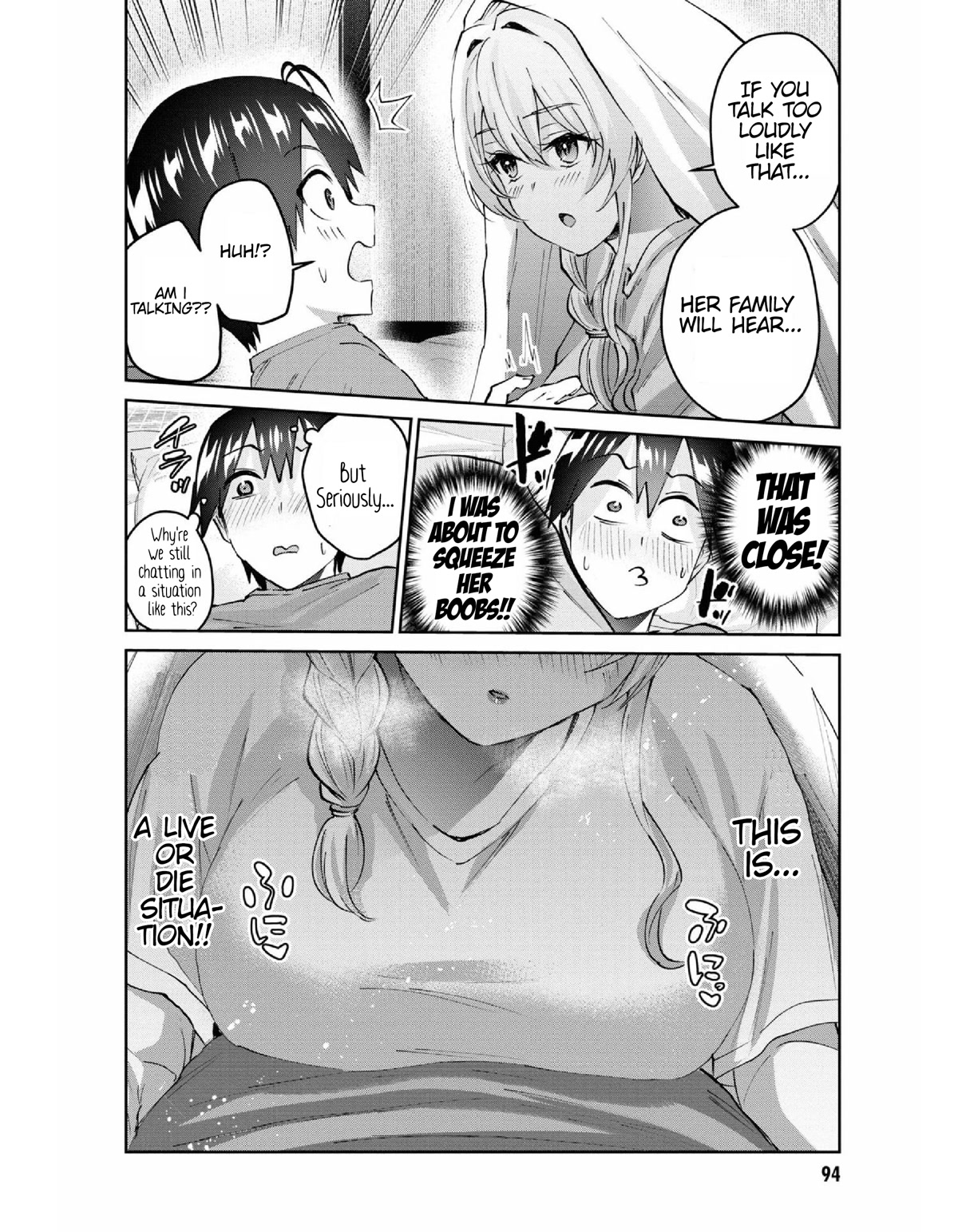 Hajimete no Gal Chapter 154 page 3 - Chapter 154: My First Time Under a Futon