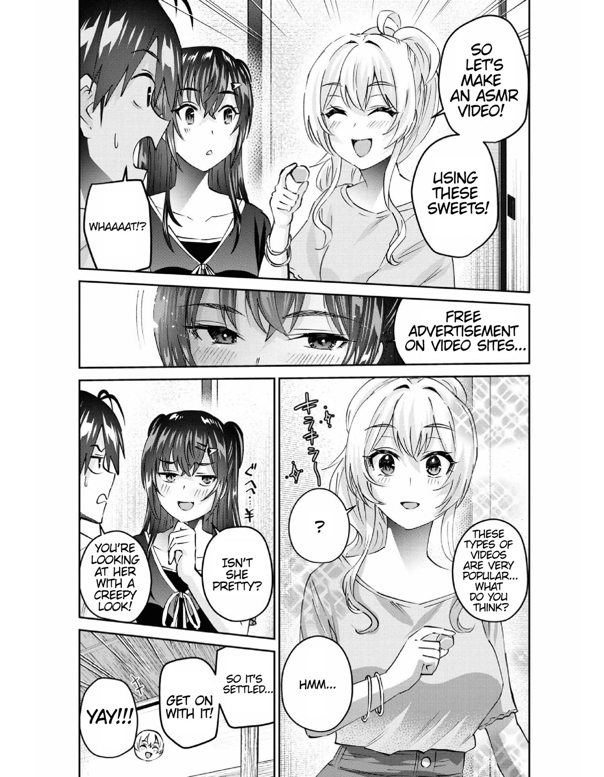 Hajimete no Gal Chapter 155 page 5 - Chapter 155: My First Advertisement