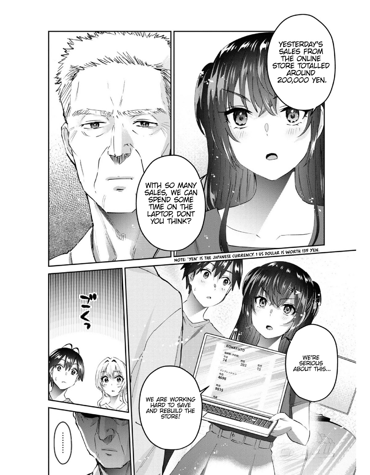Hajimete no Gal Chapter 157 page 5 - Chapter 157: My first order
