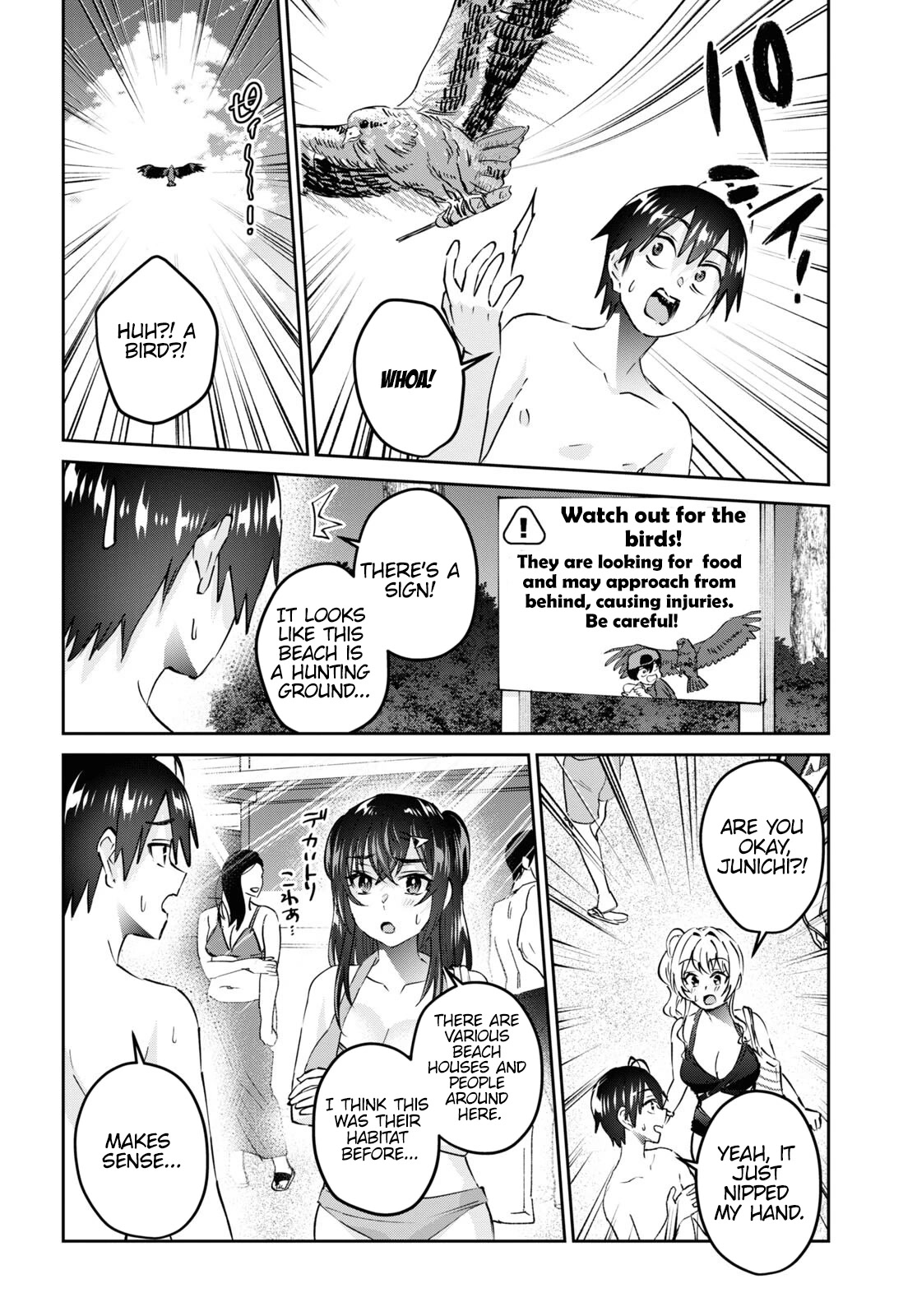 Hajimete no Gal Chapter 158 page 9 - Chapter 158: My first flash