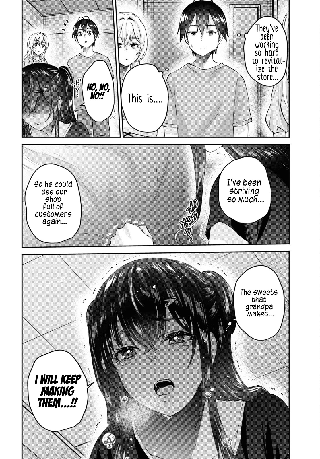 Hajimete no Gal Chapter 165 page 7 - Chapter 165: My First Time Calming Down