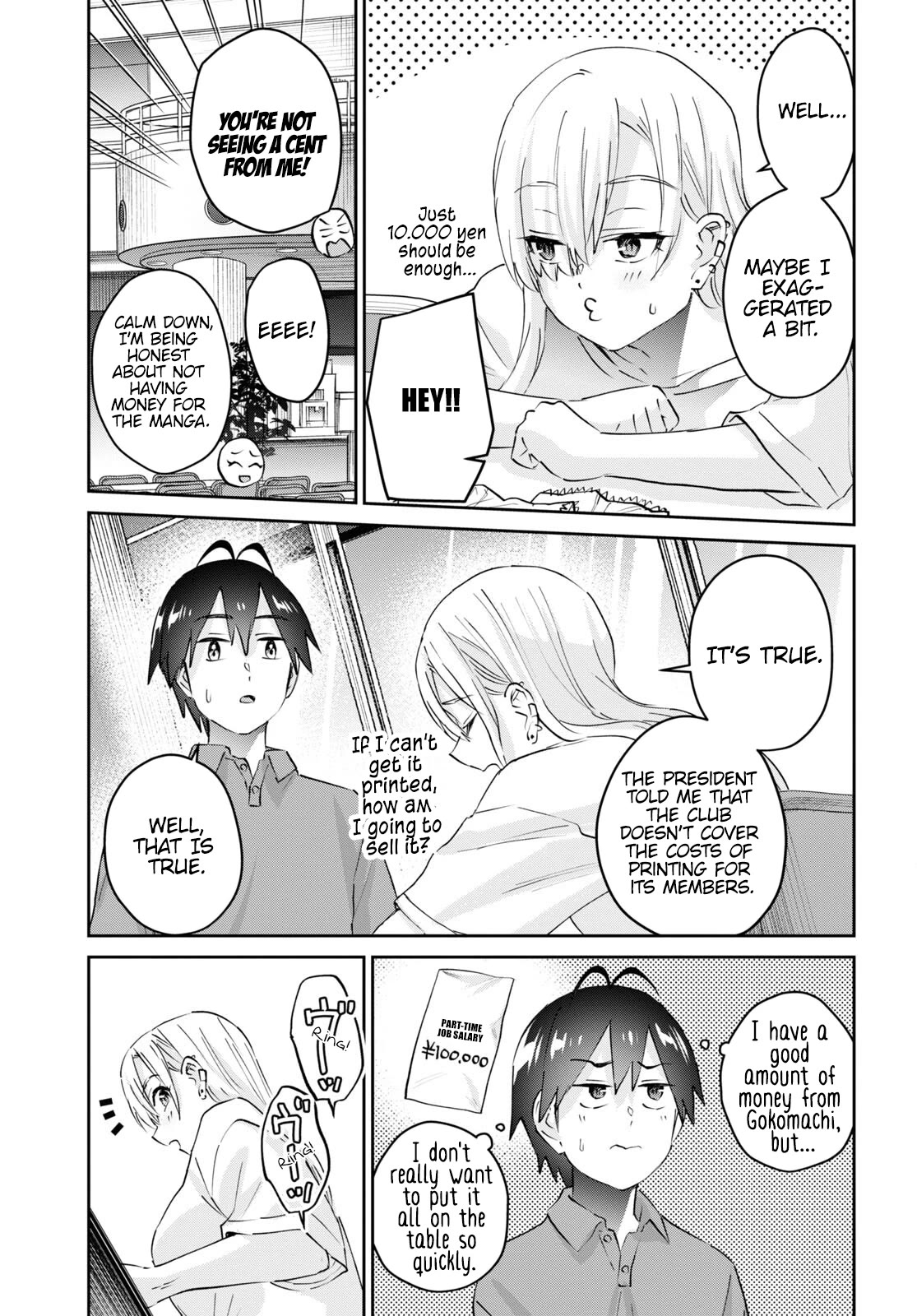 Hajimete no Gal Chapter 166 page 11 - Chapter 166: My First Part-time Job