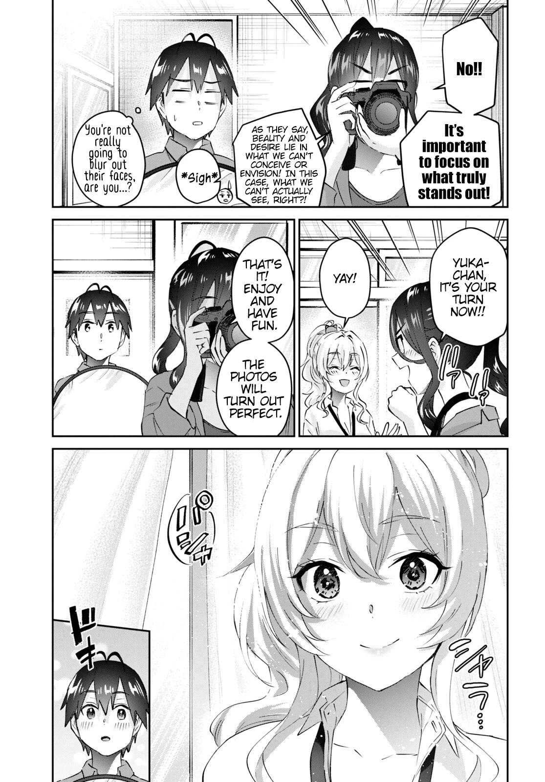 Hajimete no Gal Chapter 167 page 12 - Chapter 167: My First Photo Shoot