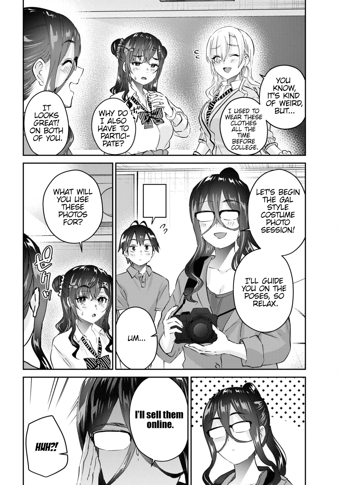 Hajimete no Gal Chapter 167 page 3 - Chapter 167: My First Photo Shoot