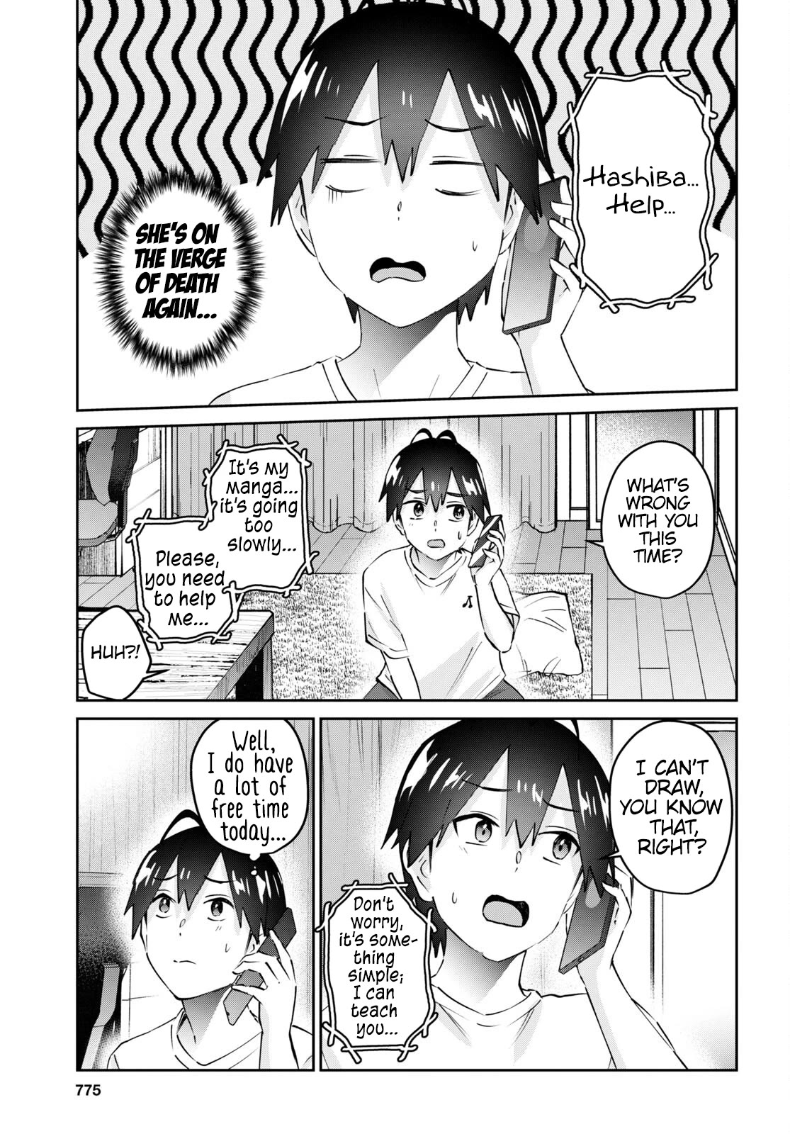 Hajimete no Gal Chapter 168 page 4 - Chapter 168: My First Time Helping