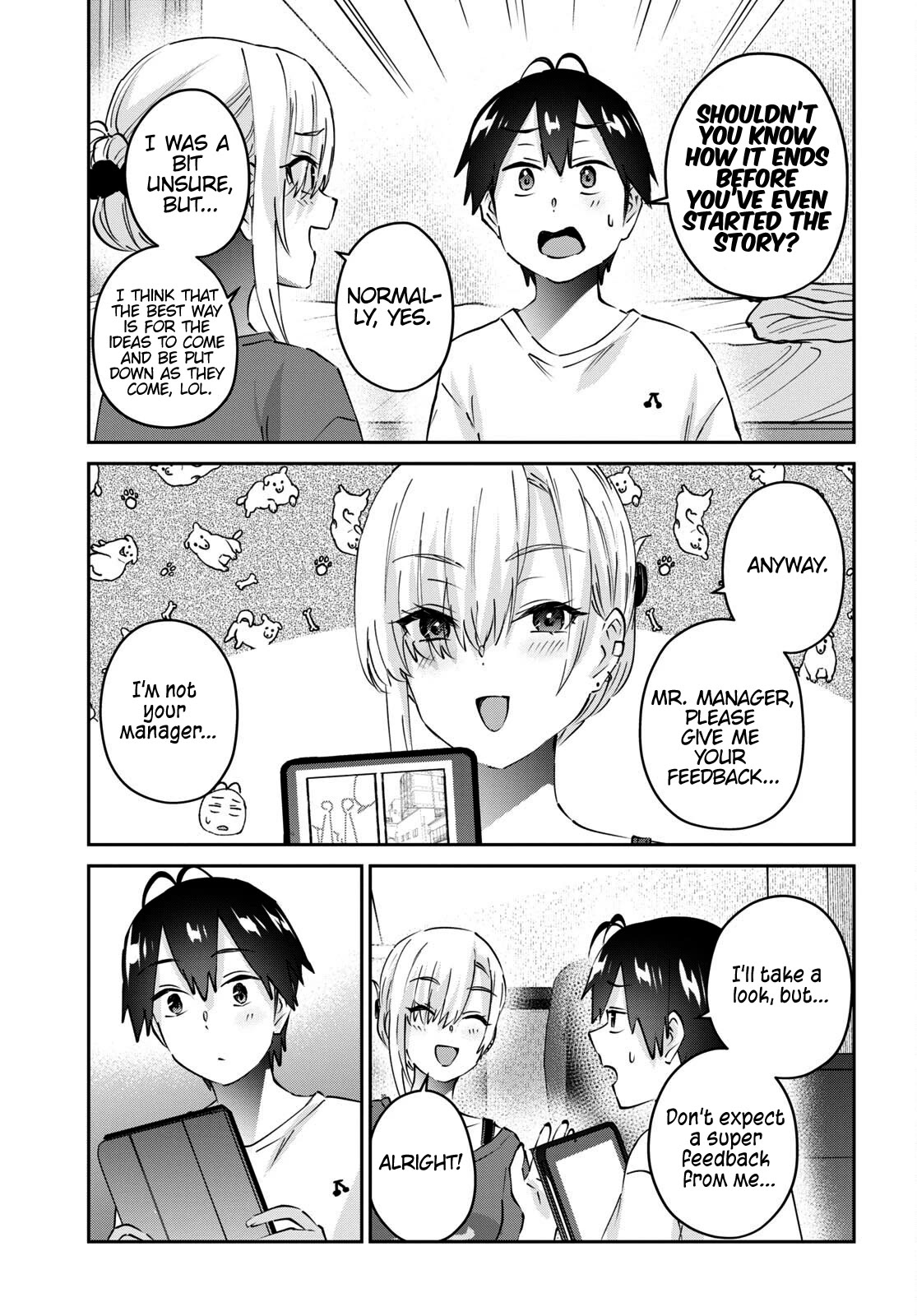 Hajimete no Gal Chapter 169 page 8 - Chapter 169: My First Feedback