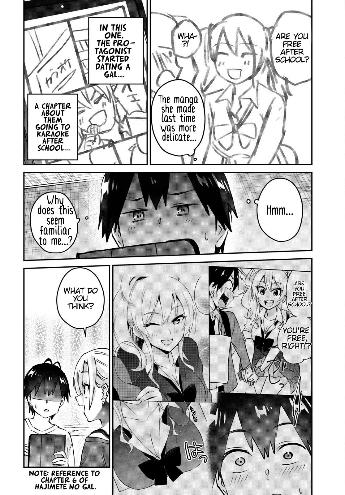 Hajimete no Gal Chapter 169 page 9 - Chapter 169: My First Feedback