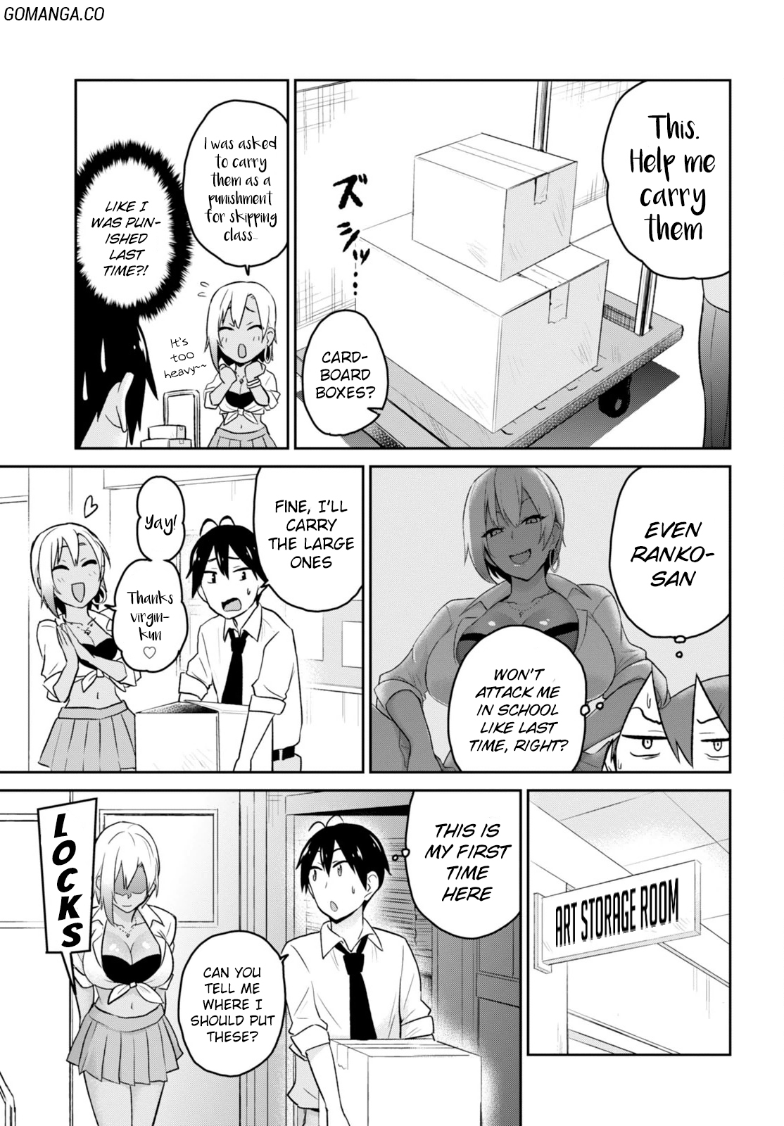 Hajimete no Gal Chapter 17 page 8 - Chapter 17: The First Locked Room