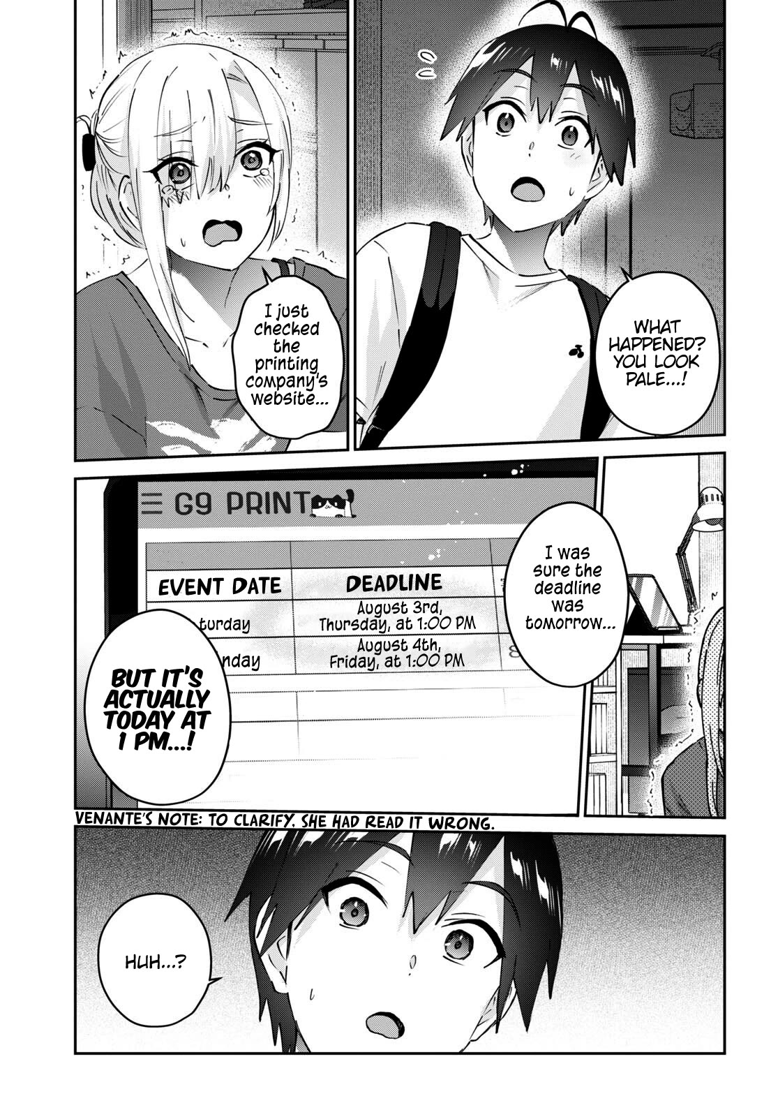 Hajimete no Gal Chapter 170 page 4 - Chapter 170: My First Deadline