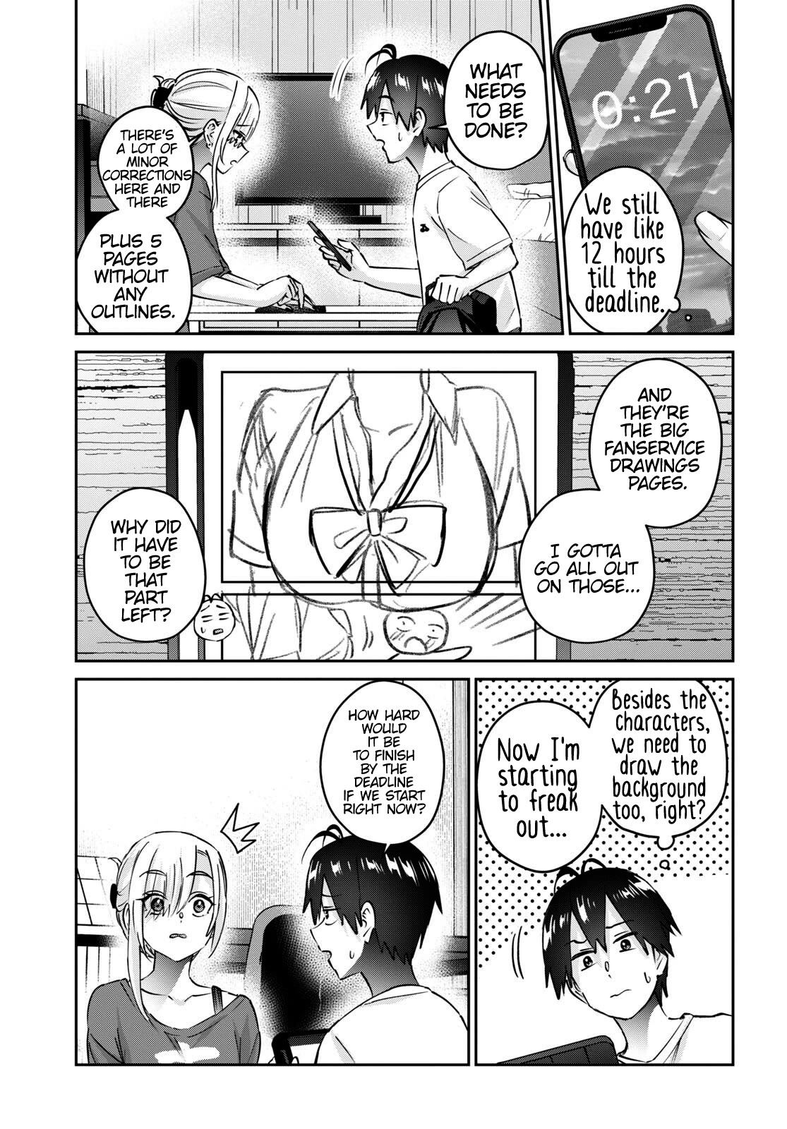 Hajimete no Gal Chapter 170 page 6 - Chapter 170: My First Deadline