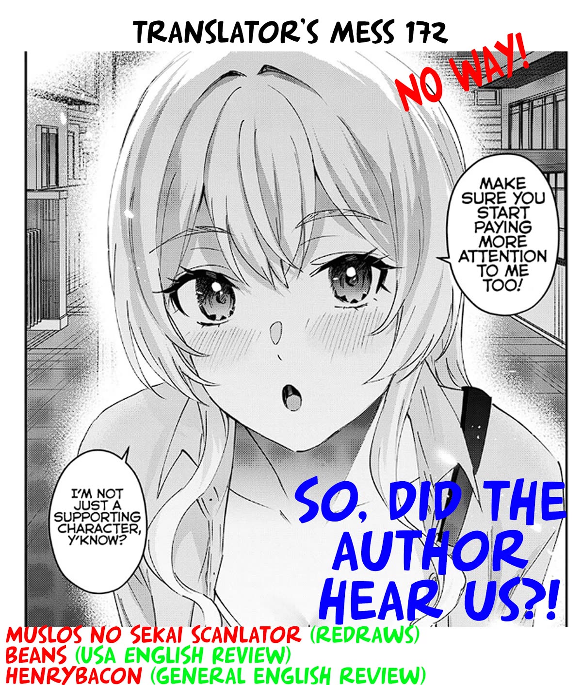Hajimete no Gal Chapter 172 page 13 - Chapter 172: My First Pyggyback