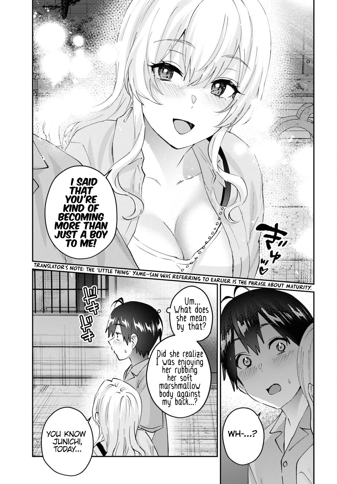 Hajimete no Gal Chapter 172 page 6 - Chapter 172: My First Pyggyback