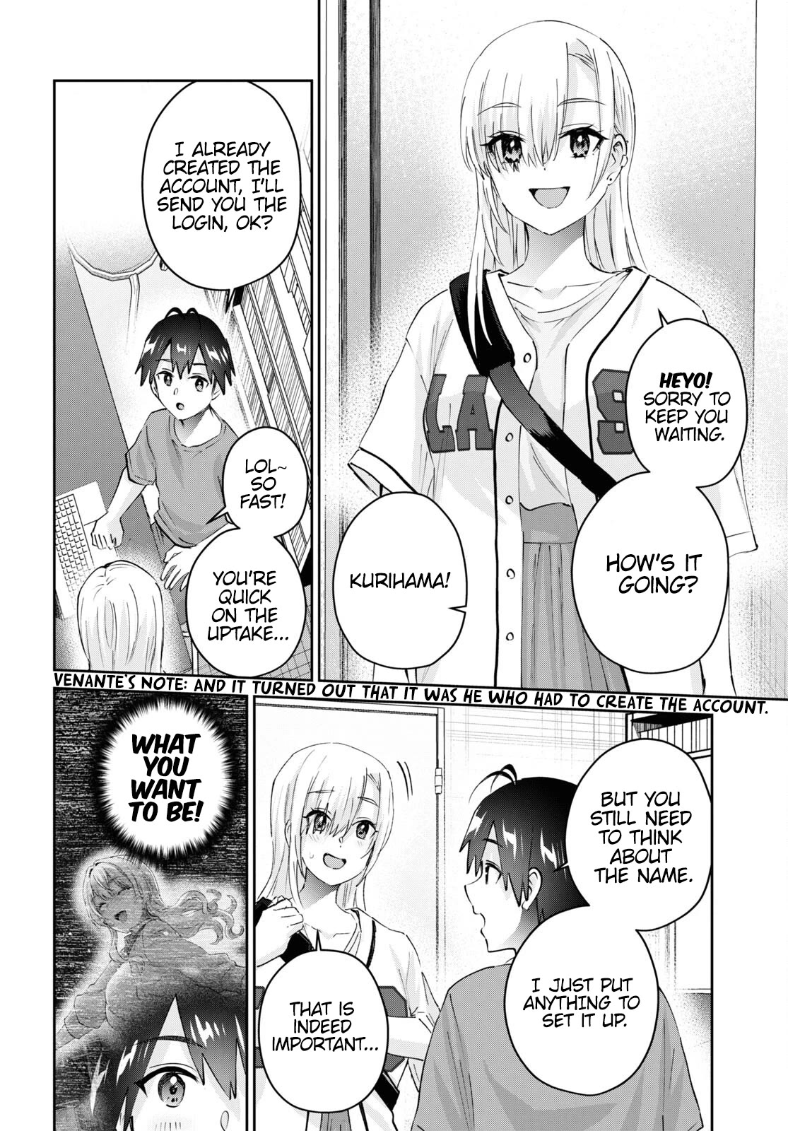 Hajimete no Gal Chapter 173 page 4 - Chapter 173: My First Site for Fans
