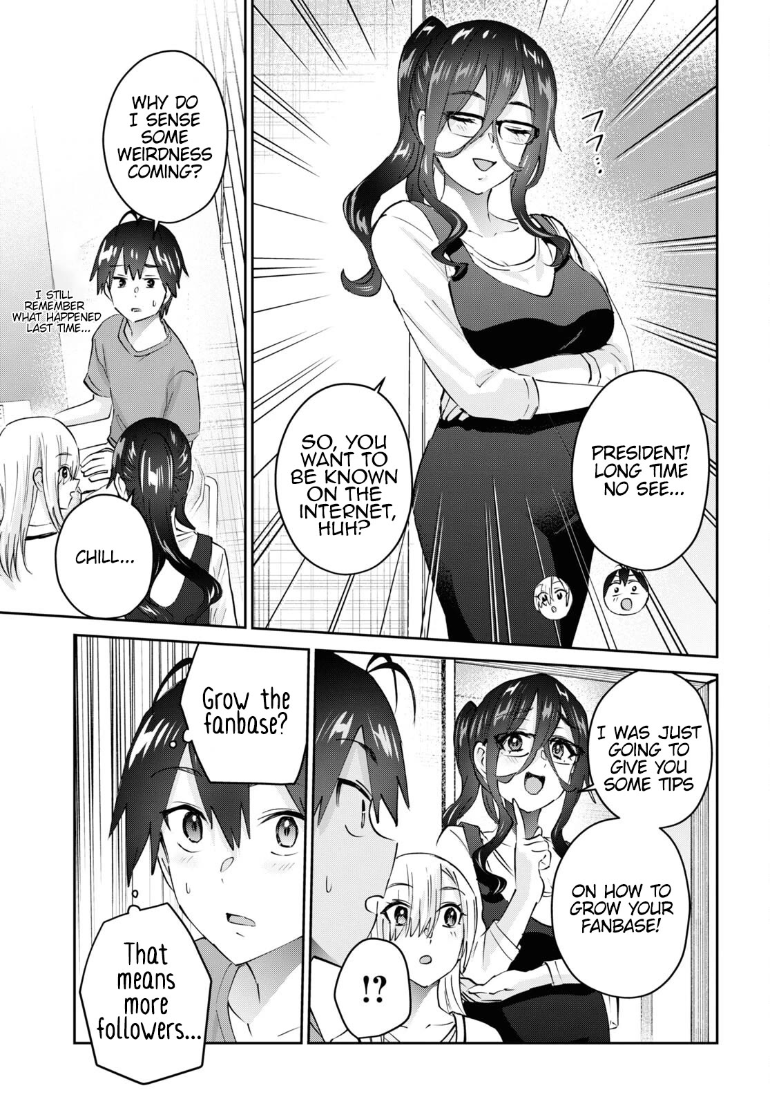 Hajimete no Gal Chapter 173 page 9 - Chapter 173: My First Site for Fans