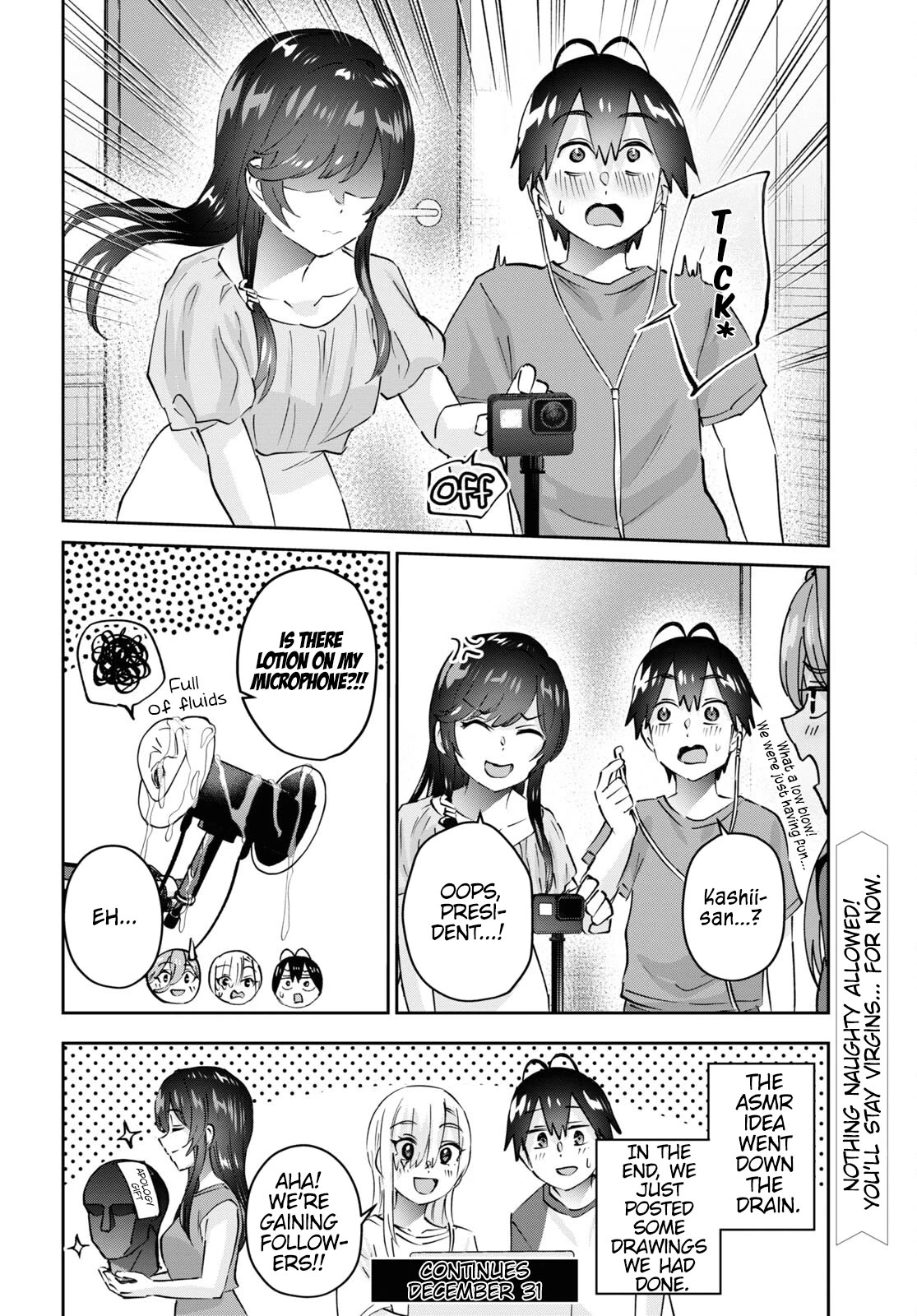 Hajimete no Gal Chapter 174 page 15 - Chapter 174: My First Time being Licked in the Ear