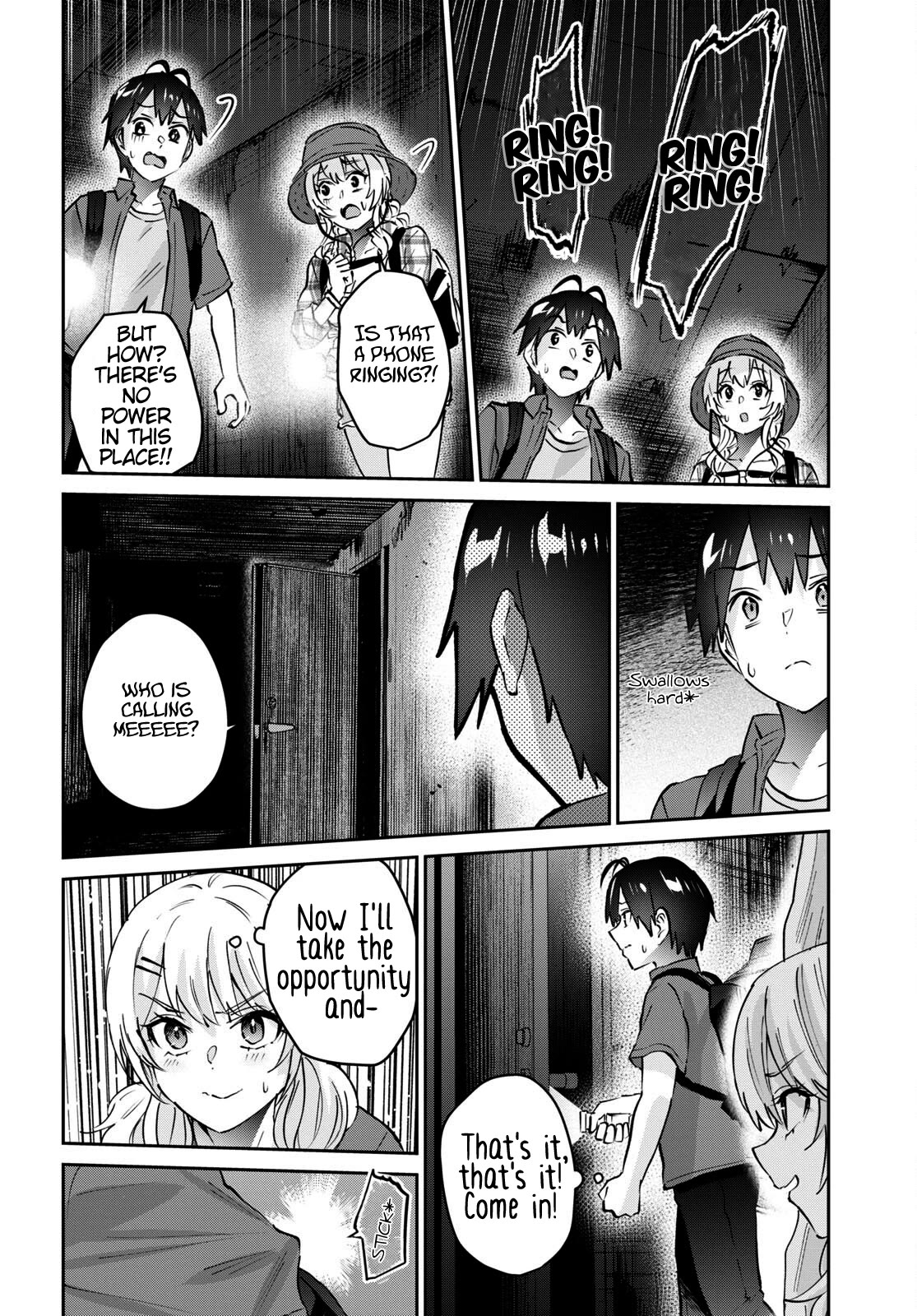 Hajimete no Gal Chapter 176 page 13 - Chapter 176: My First Time in a Haunted Spot