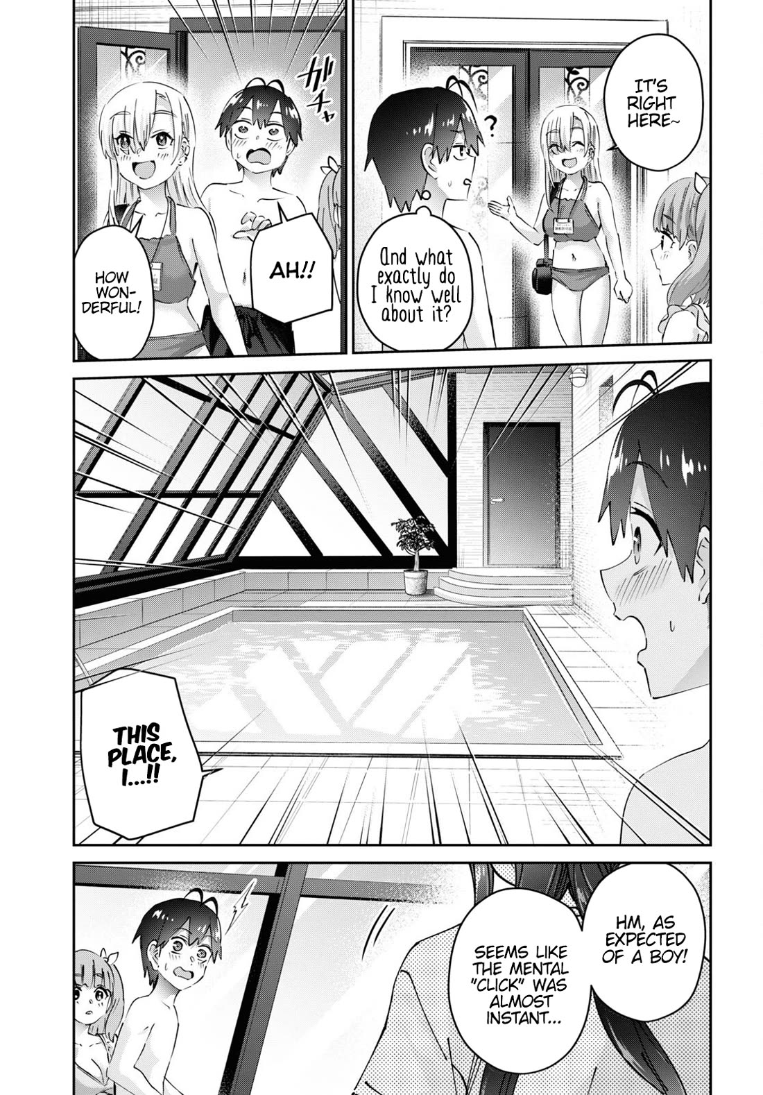 Hajimete no Gal Chapter 180 page 21 - Chapter 180: My First Photo Shoot by the Pool
