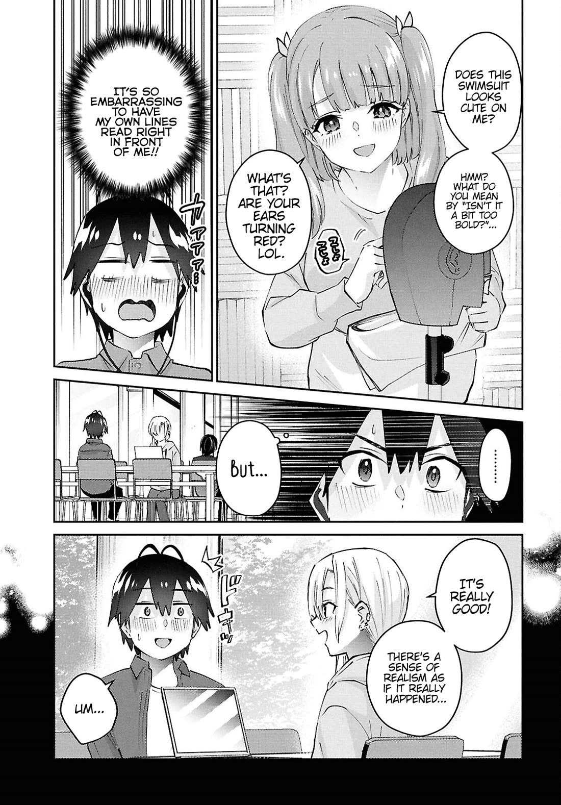 Hajimete no Gal Chapter 184 page 10 - Chapter 184: My First Time Dubbing
