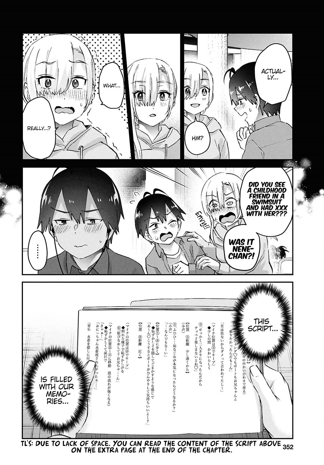 Hajimete no Gal Chapter 184 page 11 - Chapter 184: My First Time Dubbing