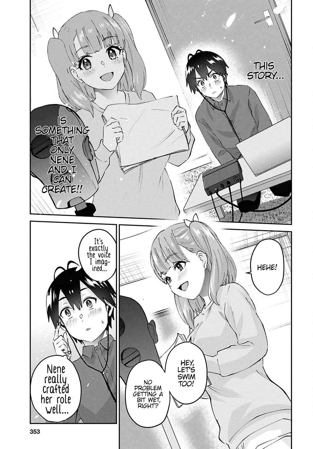 Hajimete no Gal Chapter 184 page 12 - Chapter 184: My First Time Dubbing