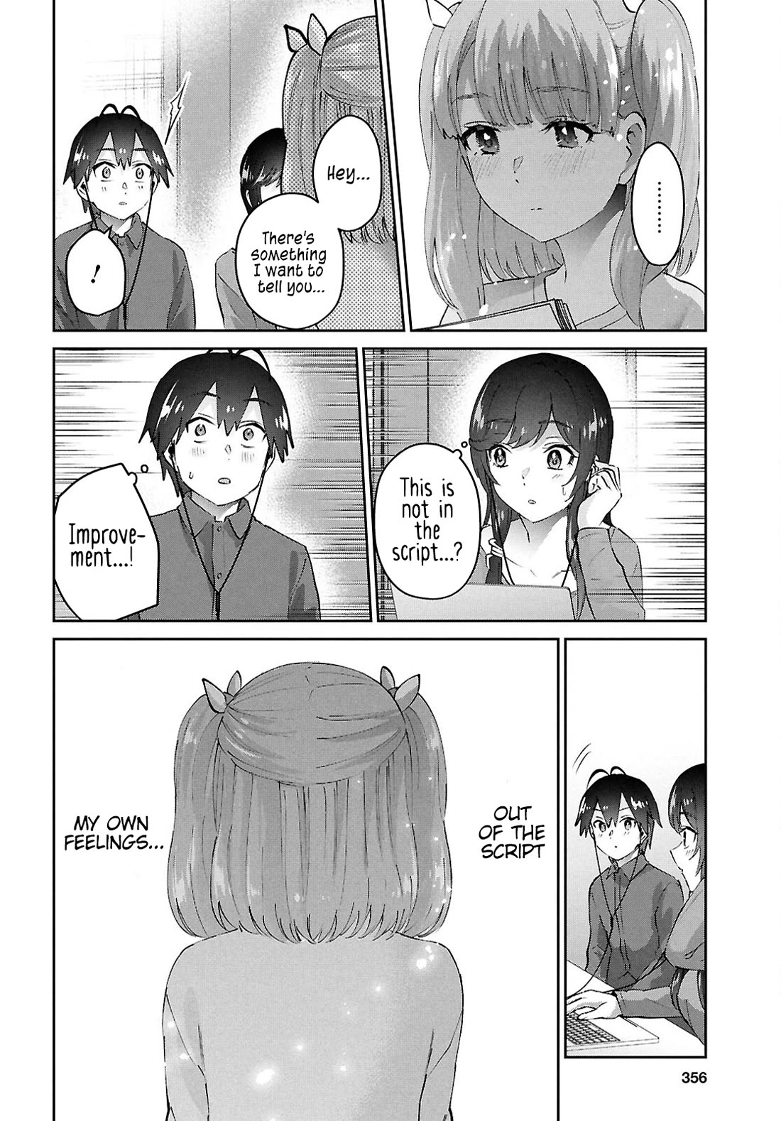 Hajimete no Gal Chapter 184 page 15 - Chapter 184: My First Time Dubbing