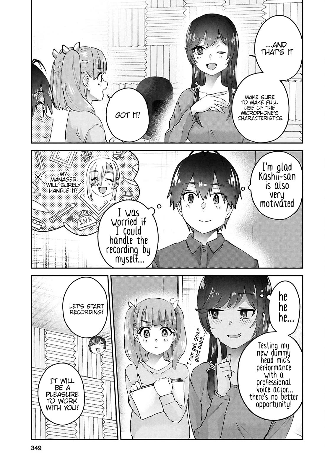 Hajimete no Gal Chapter 184 page 8 - Chapter 184: My First Time Dubbing