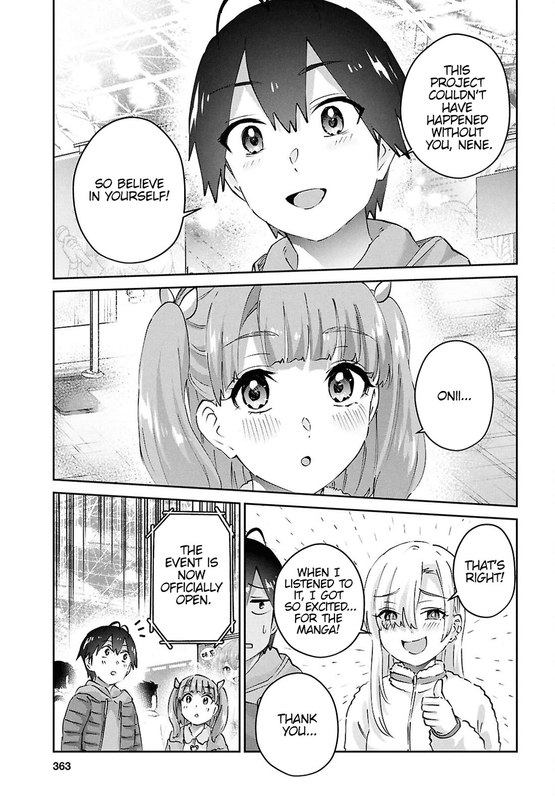 Hajimete no Gal Chapter 185 page 5 - Chapter 185: My First Fan