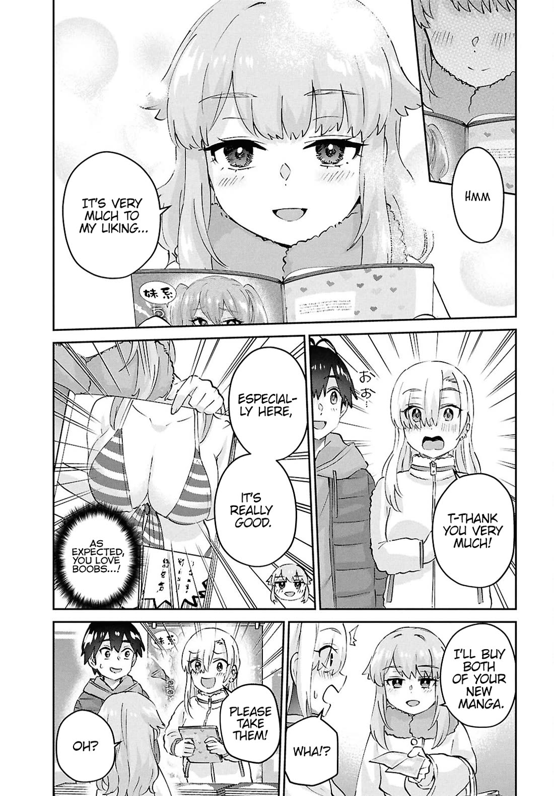 Hajimete no Gal Chapter 185 page 9 - Chapter 185: My First Fan