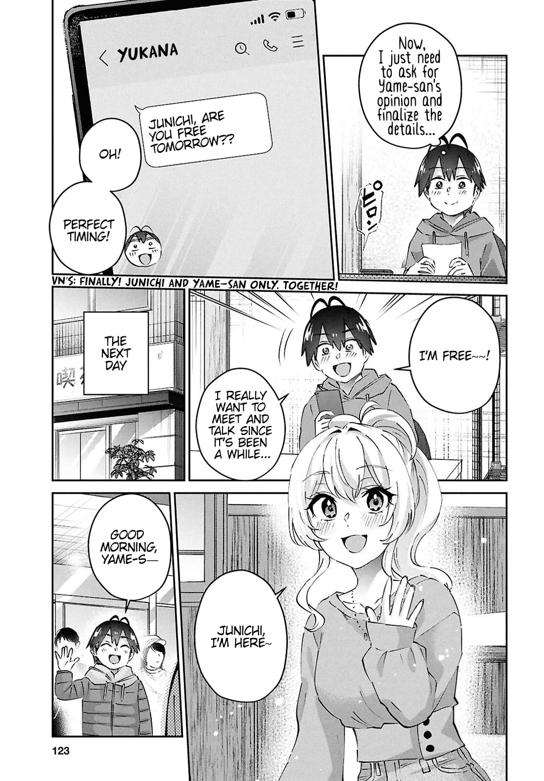 Hajimete no Gal Chapter 186 page 8 - Chapter 186: My First Good Story