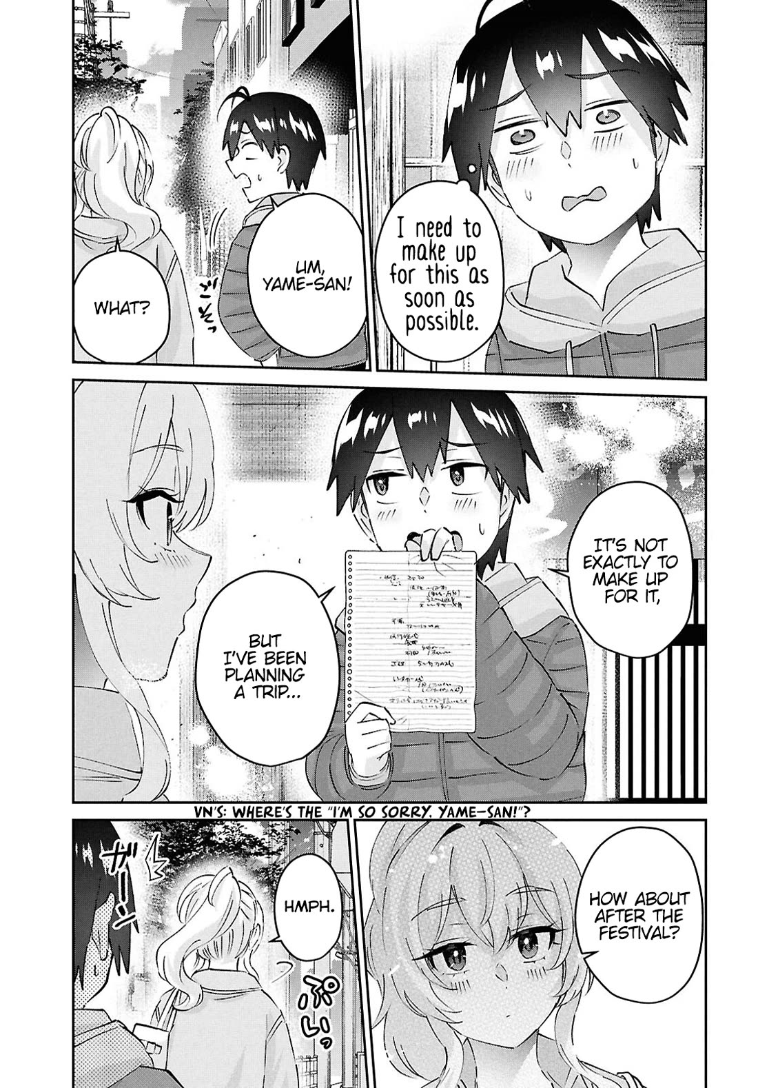 Hajimete no Gal Chapter 187 page 12 - Chapter 187: My First Festival