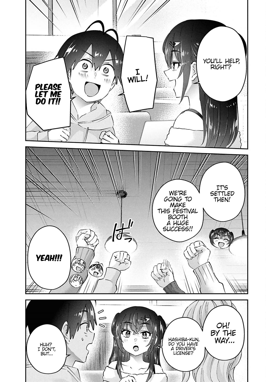 Hajimete no Gal Chapter 187 page 8 - Chapter 187: My First Festival
