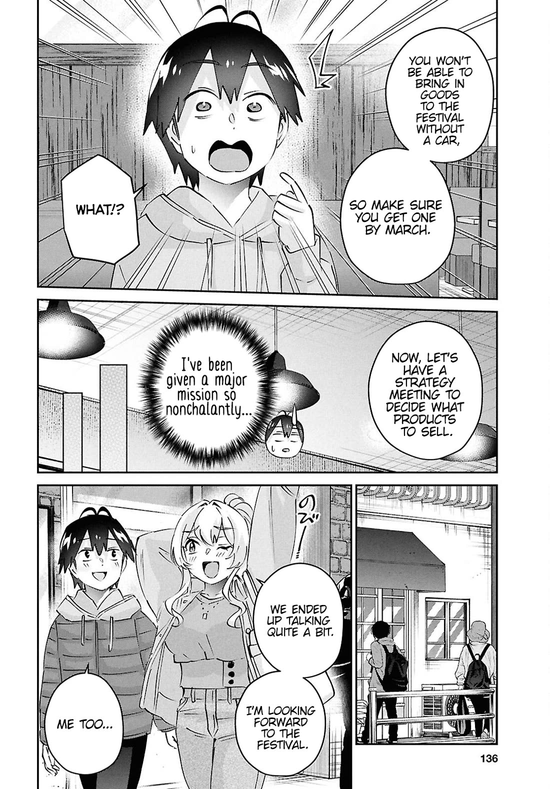Hajimete no Gal Chapter 187 page 9 - Chapter 187: My First Festival
