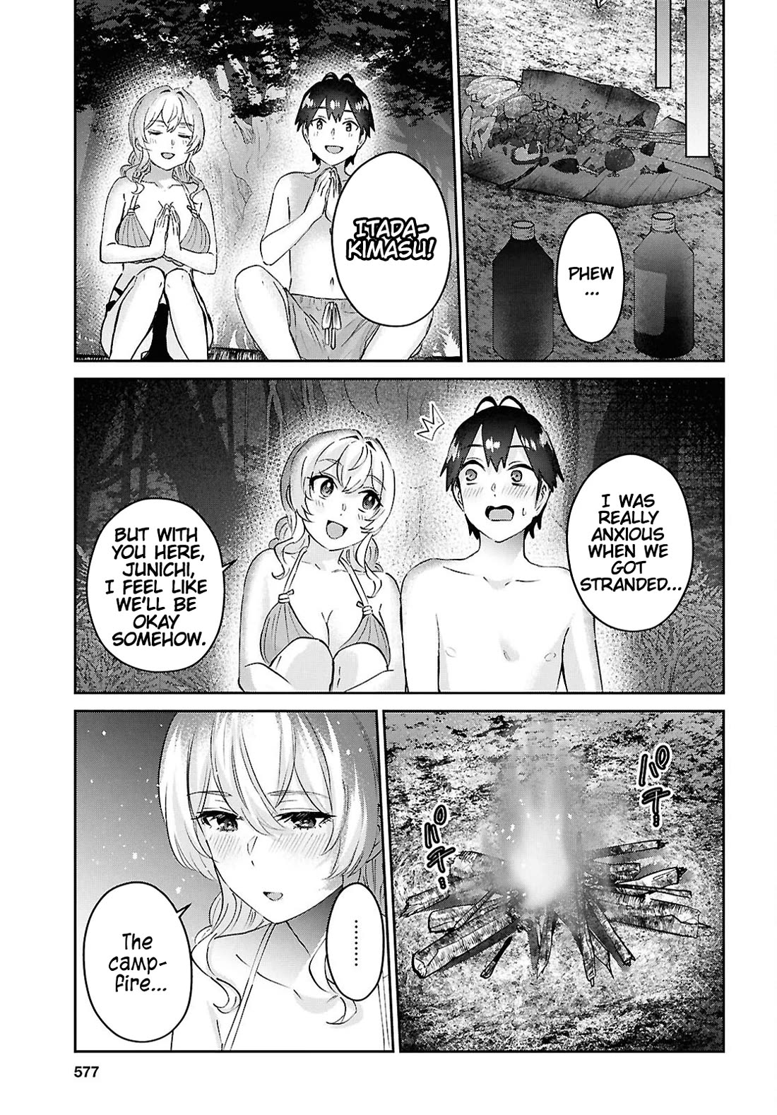 Hajimete no Gal Chapter 195 page 13 - Chapter 195: Our First Time Living on a Deserted Island