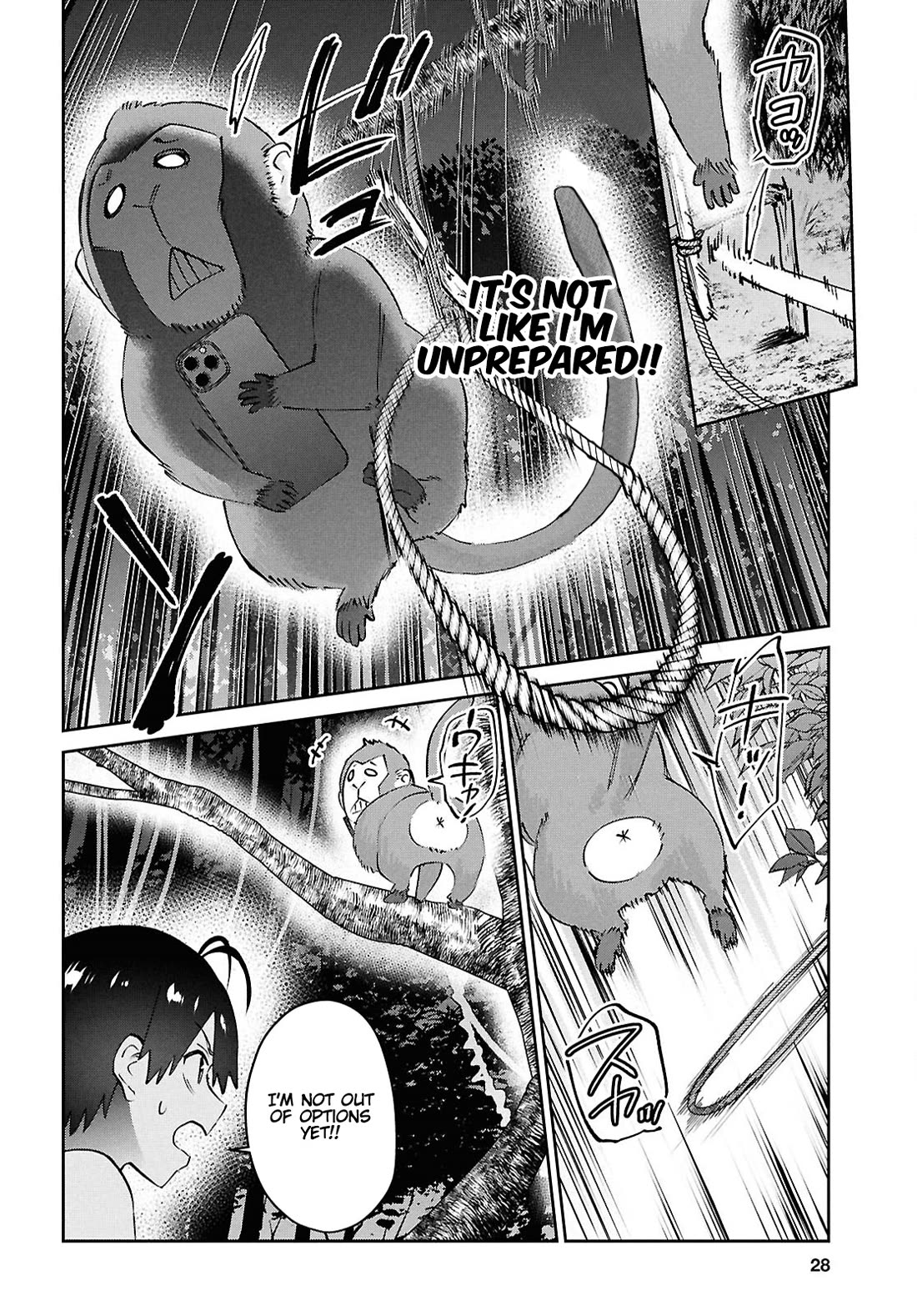 Hajimete no Gal Chapter 196 page 12 - Chapter 196: My First Time Catching a Monkey – I WILL GET YOU!