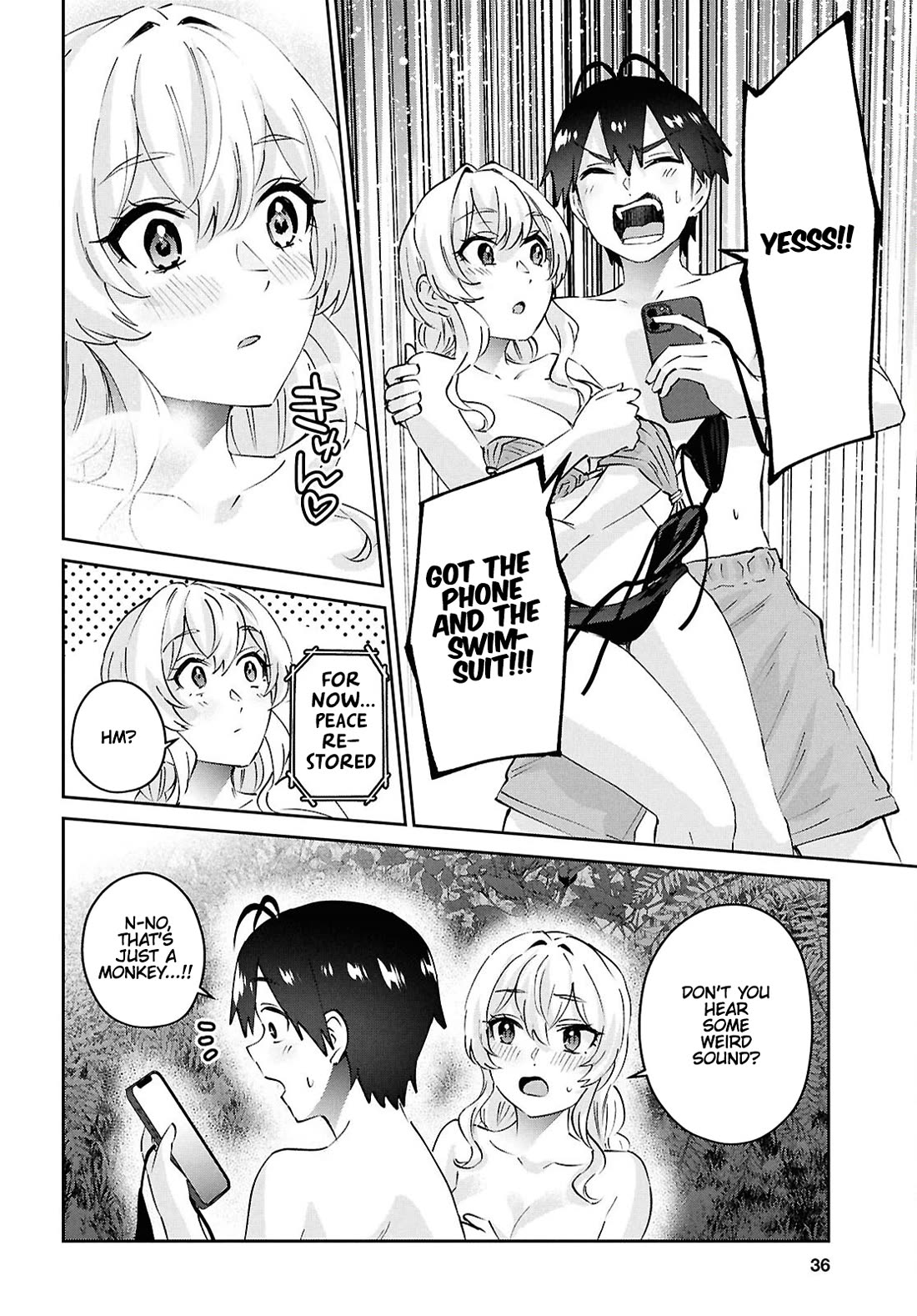 Hajimete no Gal Chapter 196 page 20 - Chapter 196: My First Time Catching a Monkey – I WILL GET YOU!
