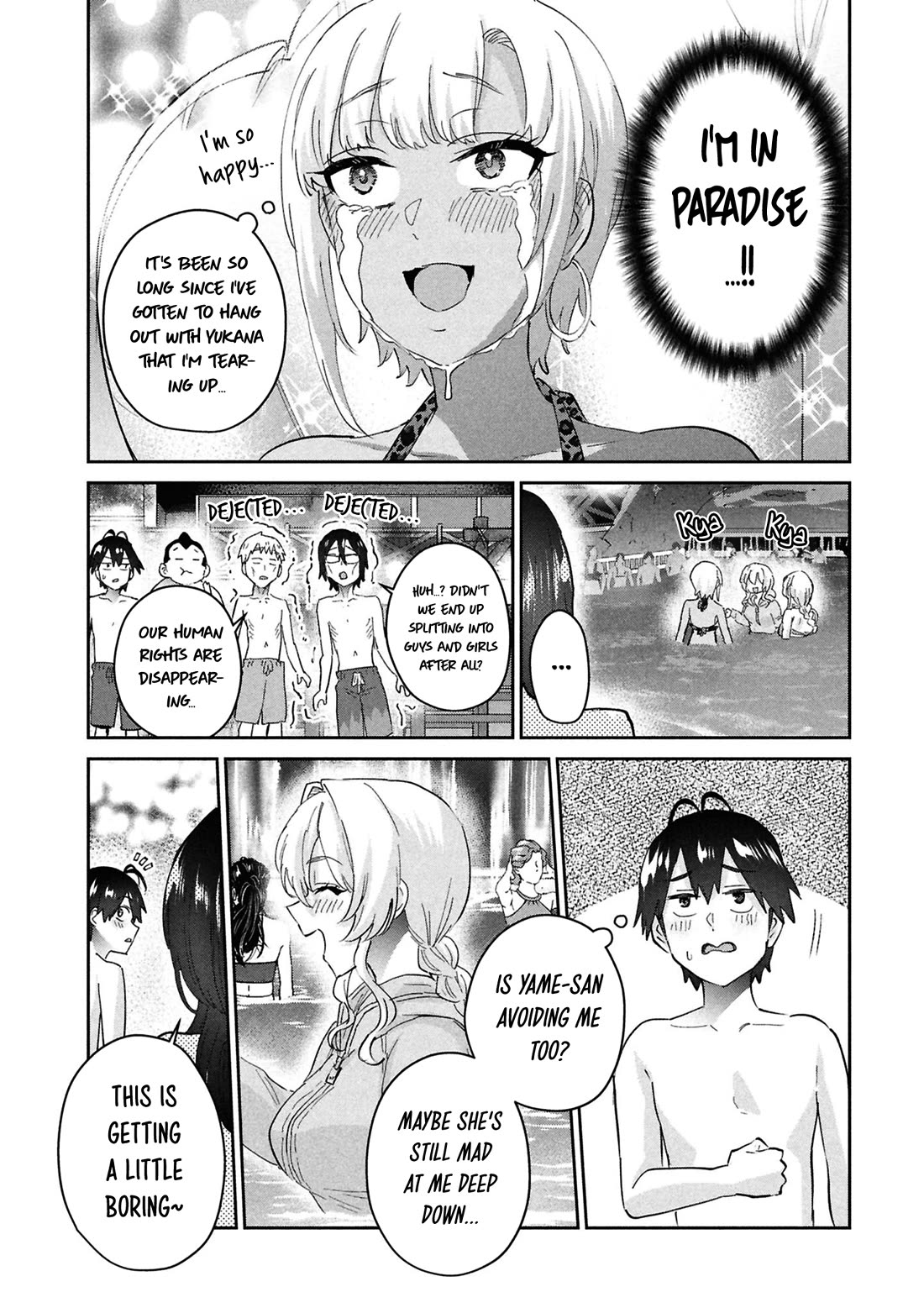 Hajimete no Gal Chapter 202 page 13 - Chapter 202: My First Night Pool