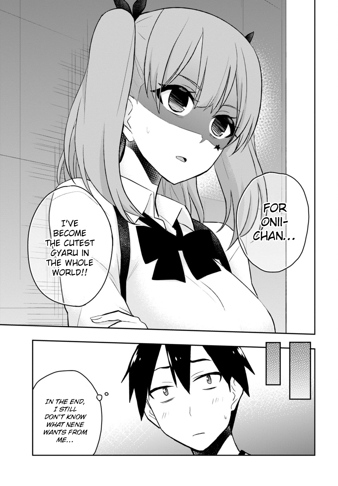 Hajimete no Gal Chapter 24 page 18 - Chapter 24: The First Half-Assed Gyaru