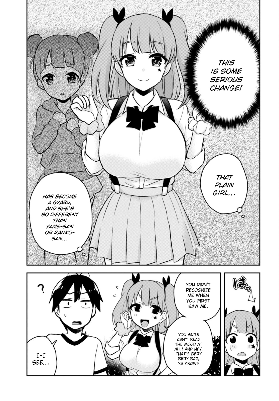 Hajimete no Gal Chapter 24 page 8 - Chapter 24: The First Half-Assed Gyaru