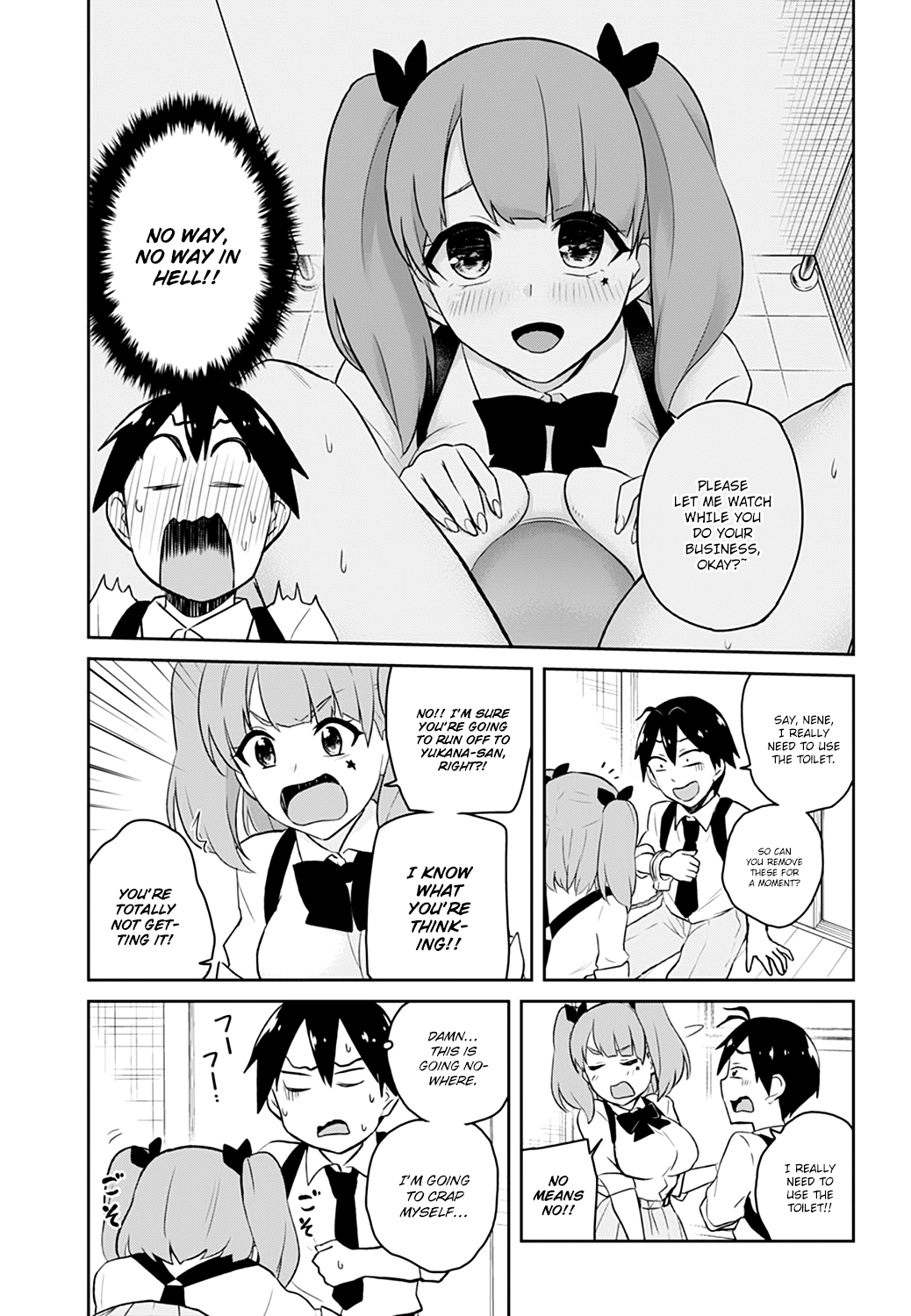 Hajimete no Gal Chapter 28 page 10 - Chapter 28: The First Restrain
