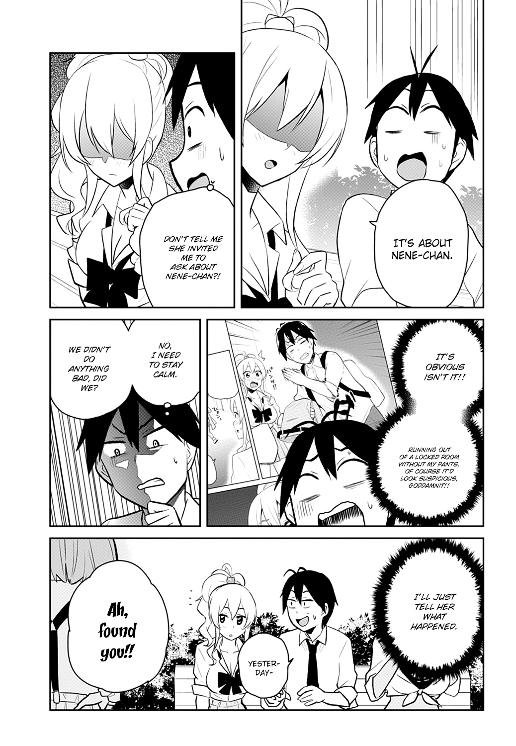 Hajimete no Gal Chapter 29 page 12 - Chapter 29: The First Rampage